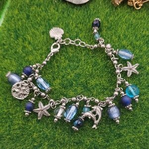 Dolphin Tropics Charm‎ Bracelet B3305